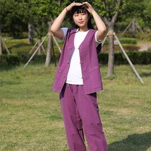 생활한복MZ언니 봄 가을 생활한복 개량한복 법복 절복 조끼 바지 보라