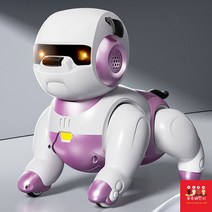 로봇강아지 아이보 인공지능 애완견 스마트 최신 타입 로봇 개 댄스 음성 명령 터치 컨트롤 대화형 귀여운 입학선물, AT009-Purple
