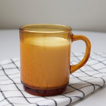 듀라렉스 베르사유 엠버머그컵260ml 프랑스 강화유리컵 물컵 손잡이유리컵 홈카페, 베르사유엠버머그컵260ml