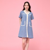 [23 신상] 패턴 데님 셔츠 롱 원피스(TGOKE2554)