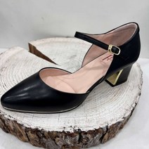 에스콰이아 에스콰이아 여성 사이드 오픈 메리제인 쿠션 정장 구두 5cm J281B