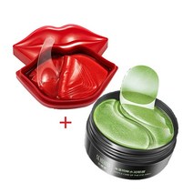콜라겐 60Pcs 아이 패치 및 체리 드레이팅 세럼 립 마스크 안티 모이스춰 뉴 스킨 케어, 11 set l