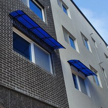 캐노픽스 450x4400 상가 사무실 계단 통로 출입구 비가림막 차양막 채양 캐노피설치, 브라운, 그레이, 은백색(기본색상)