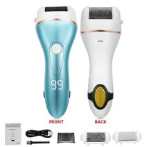 발각질제거제 전기 파일 제 페디큐어 도구 죽은 피부 굳은 살 제 파일 usb 충전식 스킨 케어 도구, 파란색 상자 없음