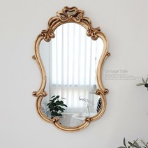 8각거울 경사거울 팔각골드거울, 아이보리