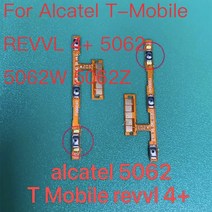 알카텔 T-모바일 REVVL 4 5062 5062W 5062Z 전원 볼륨 버튼 플렉스 케이블 사이드 키 스위치 ON OFF 컨트롤 수리 부품, [01] 10 pcs