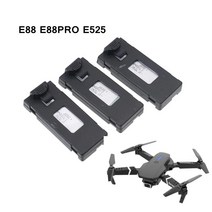미니 Uav 쿼드콥터용 리포 배터리 RC 드론 액세서리용 충전식 배터리 E88 E88PRO LsE525 E525 PRO 37V 37V 1800mAh, 1.1pcs battery
