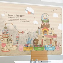 뭉키데코 뭉키데코 고급칼라안개시트_BSC-181_캔디팩토리(180x120cm) (2940088)