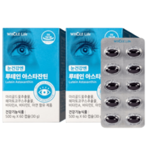 홀라이프 눈건강엔 루테인 아스타잔틴 60캡슐 x 2박스(총4개월) 눈의피로 눈영양제, 눈건강엔 루테인 아스타잔틴 60캡슐 x 2박스