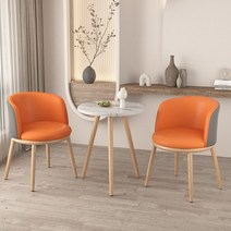 부부 안방 테이블세트 베란다 티테이블 카페 2인 원형, F2타입, 상세페이지 참조