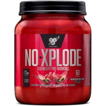 BSN 노익스 플로드 프리워크아웃 운동전 헬스 부스터 파우더 1.11KG 60서빙, 그린애플