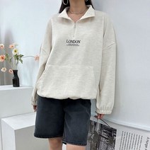 러블리감성 / 봄옷 런던 아노락 맨투맨티셔츠