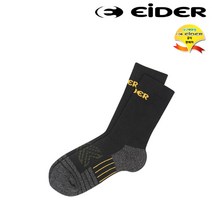 아이더 모션 테크 쿨맥스 중목 등산 양말(DUA22S12 Z1), 블랙(Z1)
