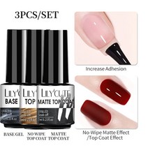 무선 자동차 광택기 LILYCUTE세미 퍼머넌트 글리터 UV 네일 폴리시 젤 7ml 광택젤 하이버드 네일아트 폴리시제품, 06 50090-4