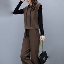 티셔츠 팬츠 후드조끼 상하세트 베티후드SET