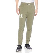 Under Armour 남성용 라이벌 플리스 조거 팬츠 블랙 (001)/오닉스 화이트 4XL