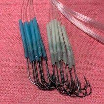 사장님이미쳤다 갈치천적 왕미늘 갈치바늘 10개입 선상채비 칼치 2M 22호라인, 베이지
