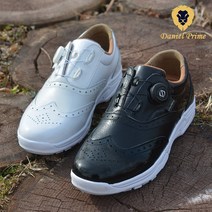 다니엘프라임 GT-다이얼 천연소가죽 스파이크리스 커플 골프화 225~285mm 남녀공용