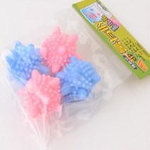 4P 무세제 세탁볼 엉킴방지볼 세탁볼 엉킴방지볼 볼, 기본