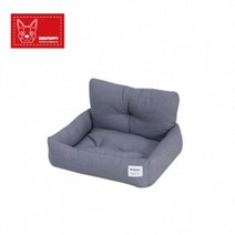 펫 머프 카시트 시크블루 중형 웰시코기 보더콜리 애완견카시트 시츄 강아지차량시트