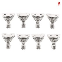 DIY 공예용품 장식품 폼폼 리본 8Pcs 골동품 보석 선물 상자 나무 케이스 장식 피트 다리 코너 수호자, 02 B
