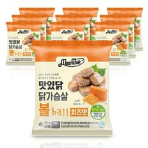 [랭킹닭컴] 맛있닭 닭가슴살볼 치즈맛, 100g, 10팩