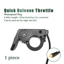전기 자전거 액세서리 thumb throttle electric scooter bike 130x thumb throttle ebike 3 pin 방수 커넥터, 1-빠른 조절