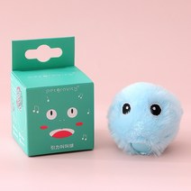 고양이 공 장난감 소리나는 캣닢공, 파랑(개구리)