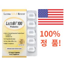 캘리포니아 골드 뉴트리션 락토비프 프로바이오틱스 유산균 1000억 30 베지 캡슐