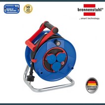 Brennenstuhl 브레넨스툴 1218900007 가랜트 브레텍 방우형 3구 케이블릴 25m, 1개