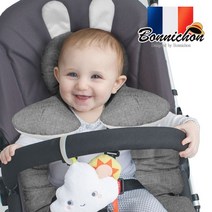 [Bonnichon]프랑스 보니숑라이너/유모차이너시트/신생아부터사용, 유모차시트:유모차시트-베어크림(무형광)
