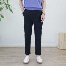 로코비전 링클프리 바지 여름 남자 아이스 밴딩 슬랙스 빅사이즈