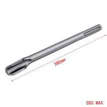 착암기 로터리 해머 sds max 280mm 전기 해머 락 드릴 비트 팁그루브콘크리트 벽 치즐링 도구, u