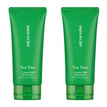 파파레서피 티트리 유기자차 베이스 선크림 50ml (2개), 2개