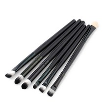 쉐딩브러쉬 6/12PCS 메이크업 브러쉬 세트 귀여운 핑크 소프트 나일론 섬유 팬 모양의 아이 섀도우 립 뷰티 도구 화장품, [02] 03 6PCS