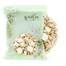 동의한재 국산 슬라이스 말린밤 건조 건밤 황율 건율 1kg (500g x 2개), 1세트