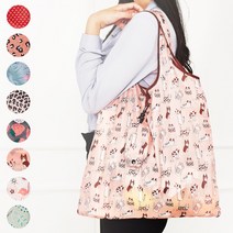 할메이드 접이식 휴대용 장바구니 시장가방 에코백, 1개