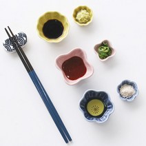 달리 행복한 밥상을 위한 프리미엄 일본풍 찬기 세트 반찬 그릇 접시, 히나타 미니 종지, 핑크