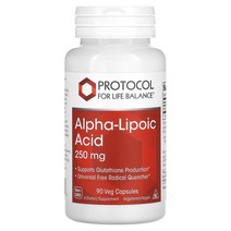 Alpha-Lipoic Acid 알파리포산 250mg 90 베지캡슐, 1개