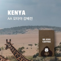 미스터콩 케냐 AA 오타야 강배전 (당일로스팅 원두커피), 중간분쇄(더치커피), 100g