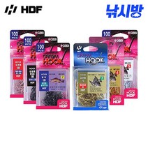 낚시방 해동 드림훅 100개입 덕용 바늘/감성돔/볼락바늘/백크릴/금침/핑크/블랙, 2호.100개