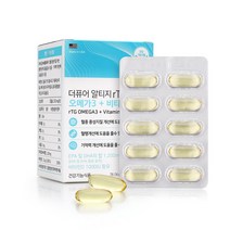 힐링팩토리 더퓨어 알티지 오메가3 60캡슐