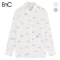 [이엔씨] (EnC) 레터링 프린트 블라우스(ENBA83765O)