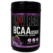 유니버셜뉴트리션 BCAA 스택 - 글루타민 포도 스플래시 포함 분지 사슬 아미노산