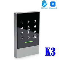K3/K3F IP67 방수 TTLock 앱 원격 제어 스마트 독립형 액세스 컨트롤러 RFID 리더 카드/암호/앱/원격 Alexa, 01 K3