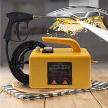 스팀청소기 무선고압스팀 분사기 가정용 산업용 110v 220v 전 2600w 휴대용, 노란색 2, 우리를