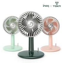 토큰 탁상용 레트로 선풍기, 다크그린, TN-F
