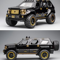 1:24 지프 랭글러 루비콘 다이캐스트 모형 지프 SUV 오프로드 진열 전시, K