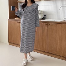 코지일이삼 코지23 여자 가을 고방 카라 여친룩 편한 꾸안꾸 폴리 롱원피스 (7433840)