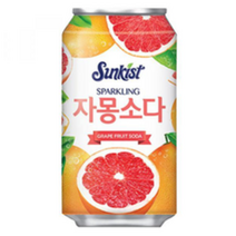 해태음료 썬키스트 스파클링 자몽소다, 355ml, 15개